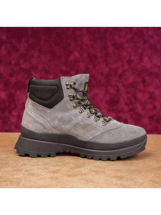Belstaff England Scramble Boots Mens 9.5 Grey Suede Luxury Vibram Sole